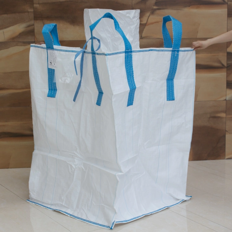 China Supplier Factory Sale FIBC PP Woven Bulk Big Ton Bag / Jumbo Bag for Packing Stone, Fish Meal Sugar Cement Food