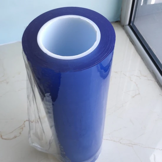 Matériau d'emballage bleu en PVC transparent flexible Top Leader