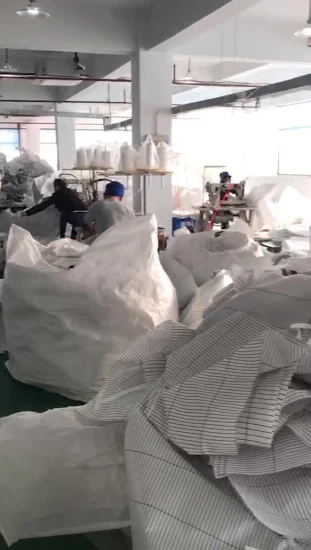 1000kg 2000kg Sift Proofing Seams Baffle FIBC Bag pour poudre fine